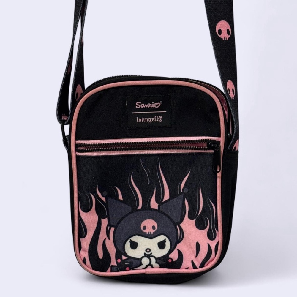 Loungefly Sanrio Kuromi Flames‎ Crossbody Bag Goth Kawaii Y2K Edgy Emo Alt